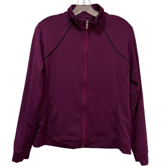 Nike Women’s Medium Berry Zip Up Sportswear SoftShell Jacket Y - Picture 1 of 4